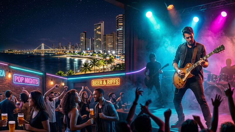 Roteiro do Rock e Pop em Fortaleza para 2026
